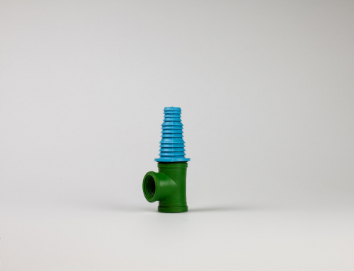 B.0.05 Green and blue plastic piece
