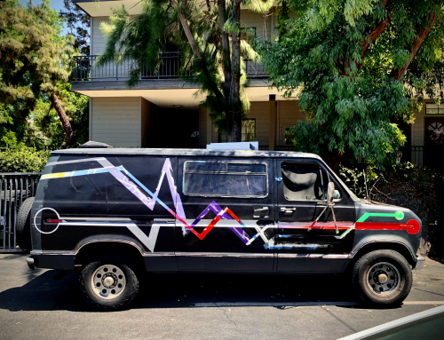 Custom Circuit Paint Van